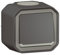 va et vient - 10a - témoin - anthracite - saillie - legrand plexo 069721l