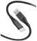Swissten - USB/USB-C Kabel aus weichem Silikon - Lade- und Datenkabel - Unterstützt schnelles Laden bis zu 60W - 1,5m - Schwarz