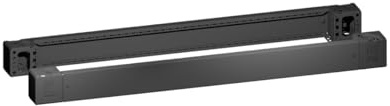 VX Sockel-Eckstück mit Sockel-Blende, vorne und hinten, H: 100 mm, für B: 1200 mm, Stahlblech 8660007 Rittal Inhalt: 1