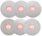 sourcing map 6pcs Diamond Sanding Grinding Disc Set, 6-Inch (150mm) Grit 80/400/600/800/1500/3000 1/2 Arbor Hole, Flat Lap Wheel Polishing Discs for Gemstone Tile Glass Stone Metal