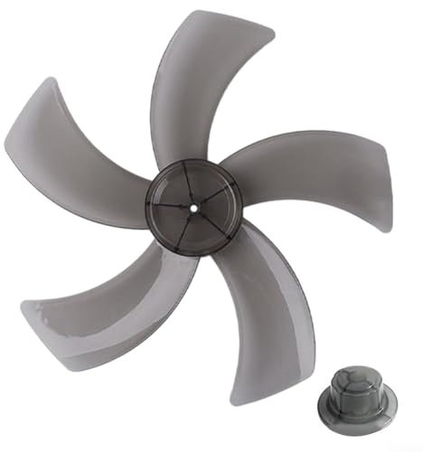12 aspas de ventilador de plástico fáciles de reemplazar y ligeras, adecuadas para ventiladores de pedestal (negro)
