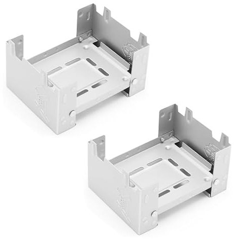 RecDec Lot de 2 tablettes de cire à combustible solide pour réchaud portable et compact pour camping, randonnée, trekking, survie, pique-nique