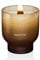 M&SENSE 270g Scented Candle Teakwood Intense with Crackling Wood Wick - 55 Hours Clean Burning Soy Candles, Luxury Gifts for Women, Non-Toxic Aromatherapy for Relaxation in Tapered Glass Jar