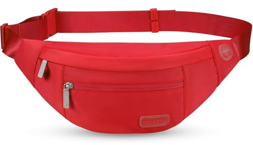 MAXTOP Bauchtasche Gürteltasche für Damen und Herren Hüfttasche Outdoor Groß Handytasche Sport Wasserdicht Laufgürtel Umhängetasche Geldgürtel für Camping Wandern Fitness Fahrrad Geschenke