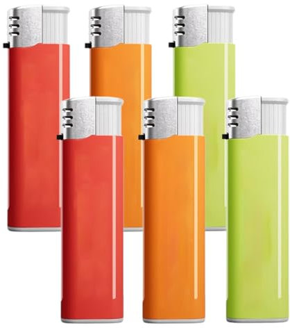 OHREN Lot de 6 Pistolets à Eau en Forme de Briquet, Jouet de Prank Original, Idéal pour Accessoires de Magie, Blagues, Petits Jouets, Fêtes, Piscines