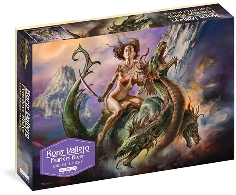 Boris Vallejo Fearless Rider Puzzle: 1,000-pieces