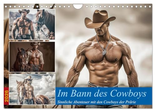 Im Bann des Cowboys (Wandkalender 2026 DIN A4 quer), CALVENDO Monatskalender