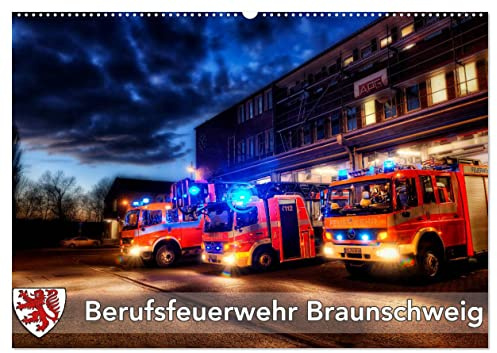 Berufsfeuerwehr Braunschweig (Wandkalender 2026 DIN A2 quer), CALVENDO Monatskalender: Einsatzfahrzeuge der Berufsfeuerwehr Braunschweig (CALVENDO Technologie)