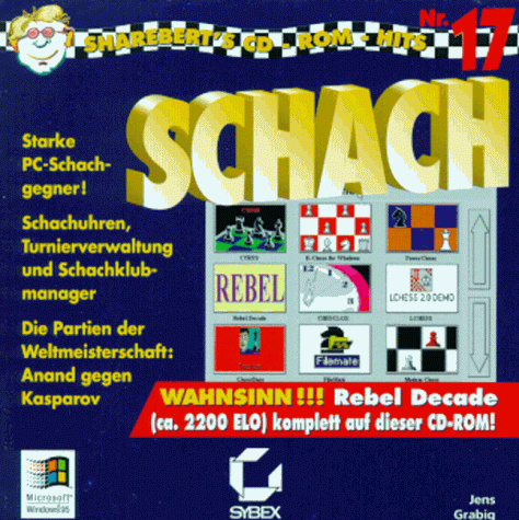 Schach, 1 CD-ROM: Schach-Shareware, Try-out-Versionen, Schachuhren, Turnierverwaltung und Schachklubmanger, Großmeisterpartien zum Nachspielen, Schachspielen per Modem. Für Windows 3.1 oder 3.11