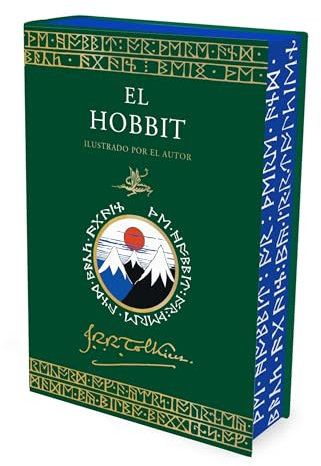 El hobbit. Edición ilustrada por el autor (cantos tintados) (Biblioteca J. R. R. Tolkien)