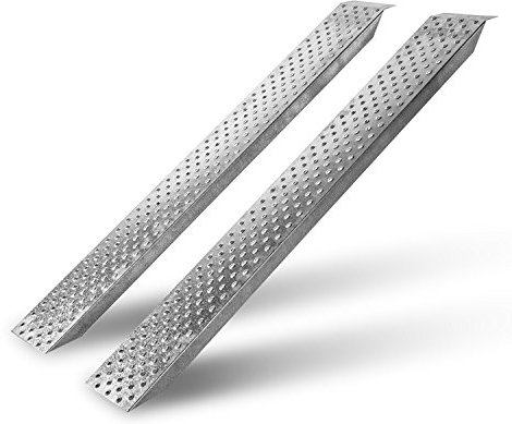 Diamond Car - Universal Auffahrschienen Auffahrrampen Verlade Rampen bis 460 kg, 1,5 m Ladeschiene Rollstuhl geeignet, geprüft