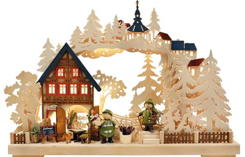 Ratags 3D-Schwibbogen klein, Kräuterstube