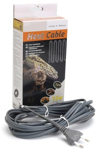 ReptiZoo, Cable calefactor RS, apto para terrarios y reptiles (25 W - 5 m)