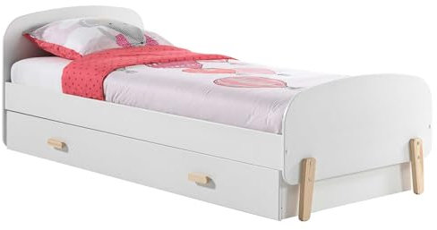 Vipack Set Kiddy Best. aus Einzelbett 90 x 200 cm und Bettschublade