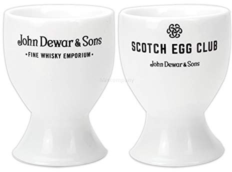 John Dewars & Sons Whiskey Eihalter Eierbecher - 4er Set glas shot Bar