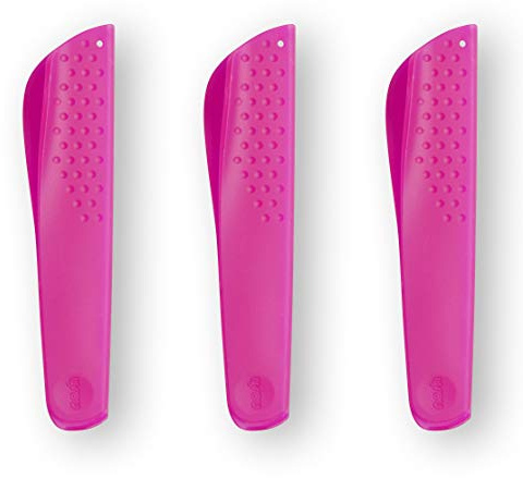 Universal Knife Guard Blade Protector - Small - Set of 3 Translucent Pink