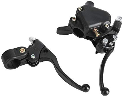 Suuonee Motorrad Bremshebel, Paar 22mm Motorrad Links Rechts Daumen Bremshebel Gas Bremshebel Für Mini Moto Quad Pit Bike ATV