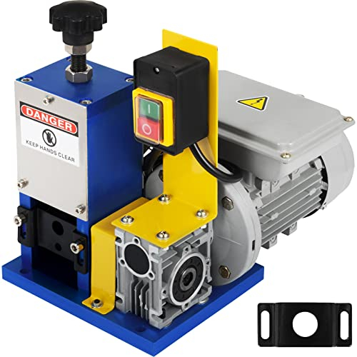 VEVOR Pelacable Eléctrico, Máquina Pelacables Automático de Metal Chatarra de Cobre, Pelacable Eléctrico, Pelacable Portátil, Máquina para el Reciclaje de Chatarra de Cobre