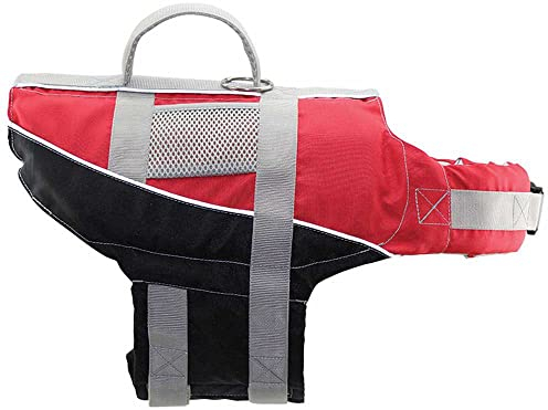 Lalizas Rettungsweste für Hunde in verschiedenen Größen | Farbe: orange, schwarz