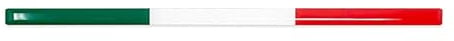 4R Quattroerre.it Stripe 14172 - Strisce adesive 3D con Bandiera Italiana, 9 x 198 mm