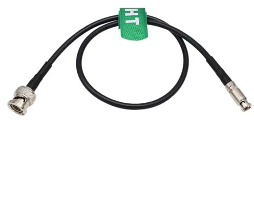HangTon Cavo video SDI patch coassiale 4K 6G 75Ohm HD Micro BNC a BNC standard Belden 1855A per DJI Lightbridge 2 a monitor (45 cm)
