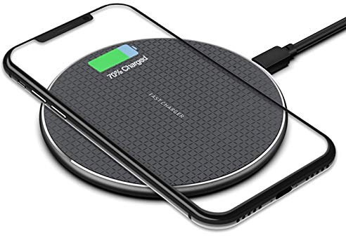 Tec-Digi Wireless Charger, Qi-Certified 10W/7.5W Fast Wireless Charging Pad for Apple iPhone 11 Pro Max/XS MAX/XR/X/8 Plus/AirPods Pro, Samsung Galaxy S20 Ultra/Note 10+/S10/S10e/S9/S8 Plus, HUAWEI