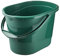 keeeper Putzeimer mit ergonomischem Griff, Griffmulde und Ausguss, Oval, 13 l, Thies Eco Line, Eco-Grün