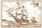Die Staffelei Geschenk Schiff HMS Victory Karte A4 / Liebevolle Zeichnung auf hochwertigem Papier/besondere Geschenkidee für den Schiffsfreund