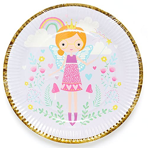 Amscan 9909074 Fairy Princess Plate 23Cm