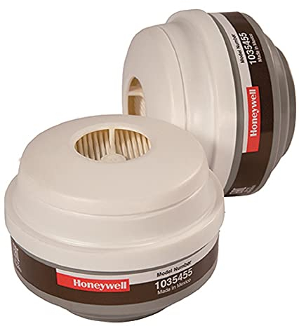 Honeywell North® 1035455PSS Twin A2P3 Filter für HM500 Masken – 2 Stück Ersatz-Bajonettfilter