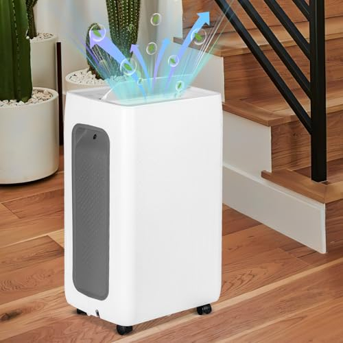 EINFEBEN Luftentfeuchter 26L in 24h Entfeuchtungsleistung,Raumgröße ca. 20-30 m² mit LED-Anzeige, Ultra Leiser, Wäschetrocknung, Timer, Gegen Feuchtigkeit, Schimmel, Luftfilterung