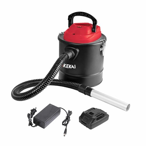 Kekai Aspirador | Soplador de Cenizas Inalámbrico 12 litros Graciano Filtro HEPA Lavable con Batería y Cargador
