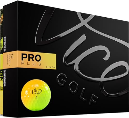 Vice Pro Plus Golfbälle Limited Edition (gelb-orange)