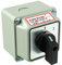 SIGANDG Interruttore rotativo universale SZW26-20/D202.2D con interruttore principale scatola esterna LW28-20/4, 660 V, 20 A, ON-Off-ON 3 posizioni, 2 fasi, 8 terminali