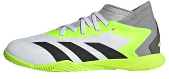 adidas Unisex Kinder Predator Accuracy.3 Indoor Boots, Cloud White / Core Black / Lucid Lemon, 29 EU