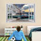 Kuletkear Wandtattoo Aufkleber Wandbild Boot Mauerloch 3D Durchbruch Effekt Wandsticker Wandaufkleber Abnehmbare Wanddeko fürs Wohnung Wohnzimmer Schlafzimmer Bad Kinderzimmer Tapeten Deko