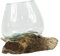 Villa Métisse Vase aus mundgeblasenem Glas auf Gamalwurzel – Größe XS