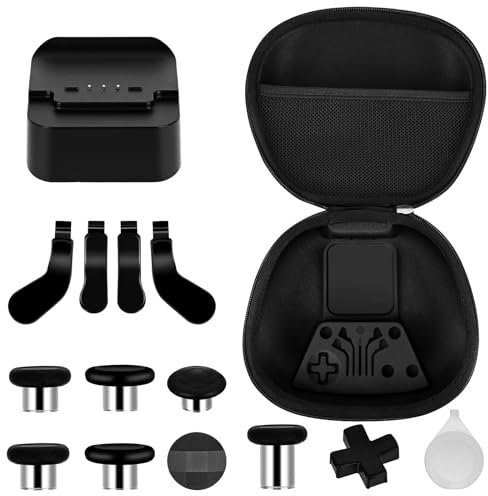 Complete Component Pack for Xbox Elite Controller Series 2 - Accessories Replacement Parts Repair Kit with Storage Case, Charging Dock , 4 Thumbsticks, 4 Paddles, 1 D-Pad