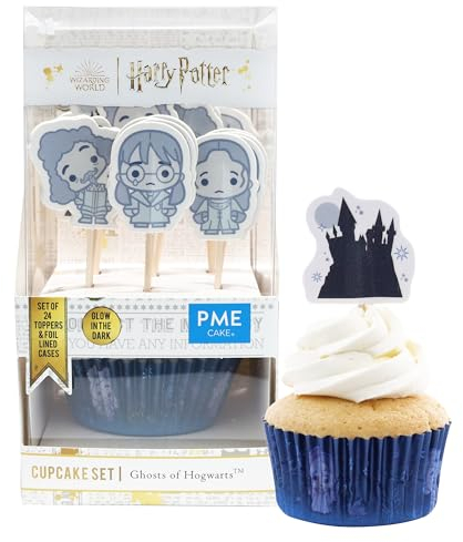 PME Harry Potter Cupcake Cases & Topper Set of 24, Ghosts of Hogwarts