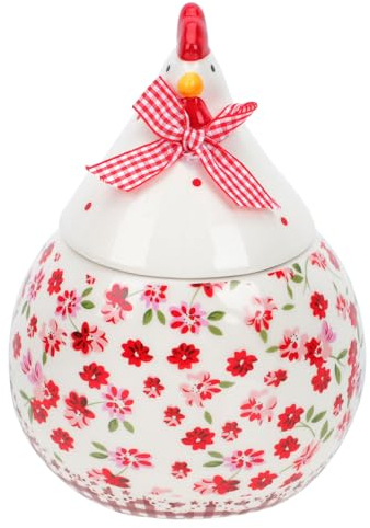 DEARMAMY Behälter Haushaltskühlschrank Lagertank Eier Ostern Keksdose Tier Henne Süßigkeitenbehälter Geschenkbox Geschenk Süßer Süßigkeitenbehälter Große Lunchbox Keramikbehälter