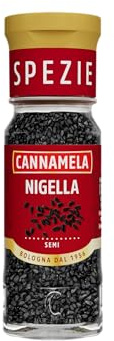 Cannamela - Linea Oro, Nigella, Confezione da 26g. Ideale per essere uniti a impasti per cracker, pane e focacce