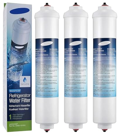 Refrigerator Water Filter，Compatible For Samsung DA29-10105J ，Compatible For Aqua-Pure Plus，Compatible For LG 5231JA2010B GE GXRTQR(3PCS)