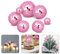 Abeillo 7 Pcs Disco Ball Cake Toppers, 4 Sizes Disco Ball Cake Decorations, Mirror Balls Birthday Cake Toppers for Disco Themed Party Supplies
