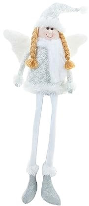Beatifufu 1pieza Adorno De Navidad Angelito Niña De Peluche para Decoración De Fiestas y Eventos Muñeca De Juguete para Hogar y Oficina Diseño De Cartoon para Fotografía y Ambientación