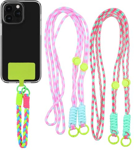 Marjoramy 1 Peizas Cuerda Para Movil Universales,Cadena con Hebilla Cuerda para Movil,Colgante Movil,Colgante Movil Cuello con Lengüetas de Sujeción, Compatible con Casi Todos Los Modelos de Teléfono