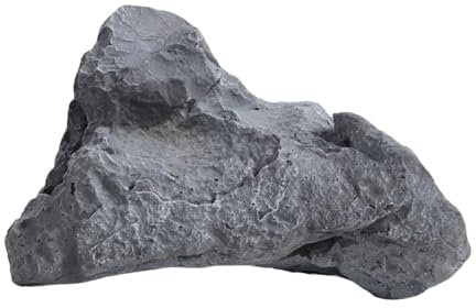 Baoblaze Faux Rocher, Sculpture en Fausse Pierre, décoration de, Texture pour Jardin, 31x21x15cm