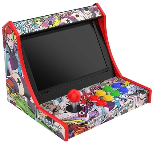 Subsonic - Mini Cabinato Arcade per Switch 2, Switch OLED e Switch - Docking Station per Console Nintendo con Joystick e 8 Pulsanti per Trasformare la Console Nintendo in un Cabinato Arcade