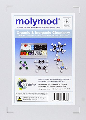 Molymod MMS-072: Molecular Set for Inorganic & Organic Chemistry, 72 atoms