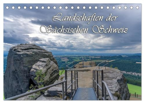 Landschaften der Sächsischen Schweiz (Tischkalender 2026 DIN A5 quer), CALVENDO Monatskalender: Atemberaubende Panoramen und Naturwunder (CALVENDO Natur)
