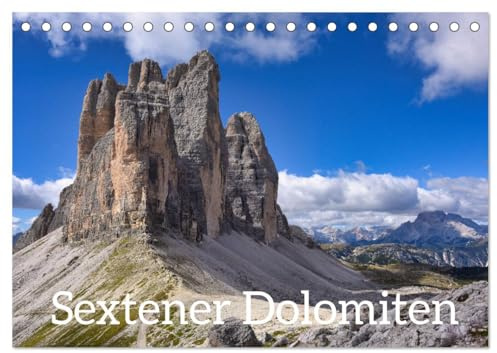 Sextener Dolomiten (Tischkalender 2026 DIN A5 quer), CALVENDO Monatskalender: Grandiose Welt der Sextener Dolomiten (CALVENDO Orte)
